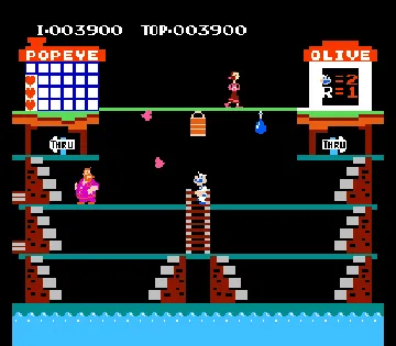 Popeye (Japan) screen shot game playing